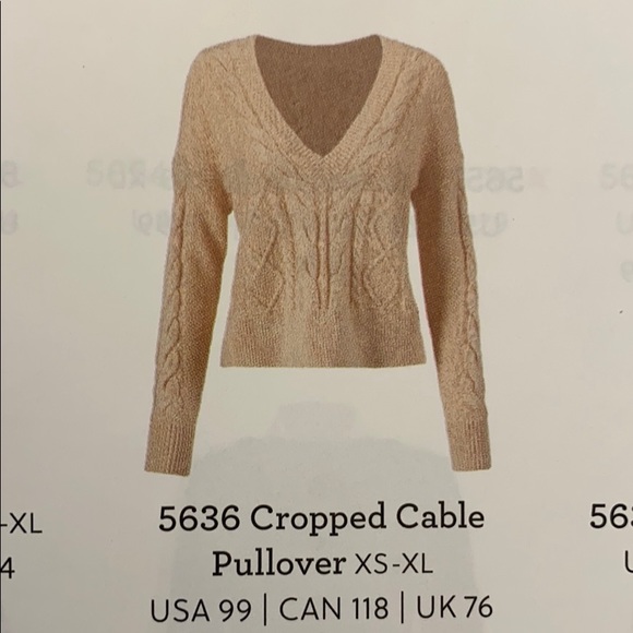 Cabi 5636 cropped cable pullover - Picture 9 of 10